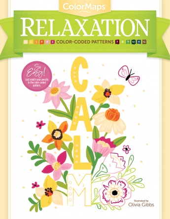 ColorMaps Relaxation: Color-Coded Patterns Adult Coloring Book ColorMaps Relaxation: Color-Coded Patterns Adult Coloring Book