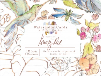 Watercolor Cards with Foil Touches: Illustrations by Kristy Rice Watercolor Cards with Foil Touches: Illustrations by Kristy Rice